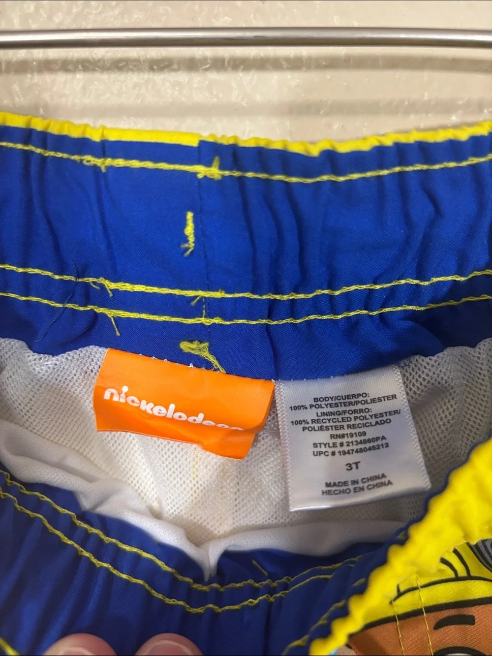 Nickelodeon Paw Patrol Boys Swim Trunk Bathing Suit Set Size 3T